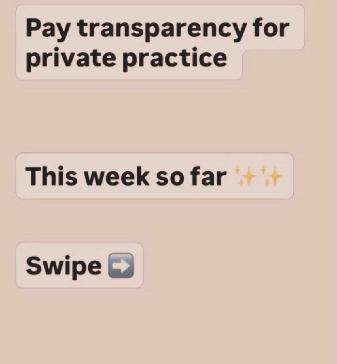 The secret to private practice is to assume there will be some cancellations and over schedule to accommodate for those so you&rsquo;re not stressed about the money. 

#paytransparency #privatepractice #therapistpaytransparency #therapists #businesso