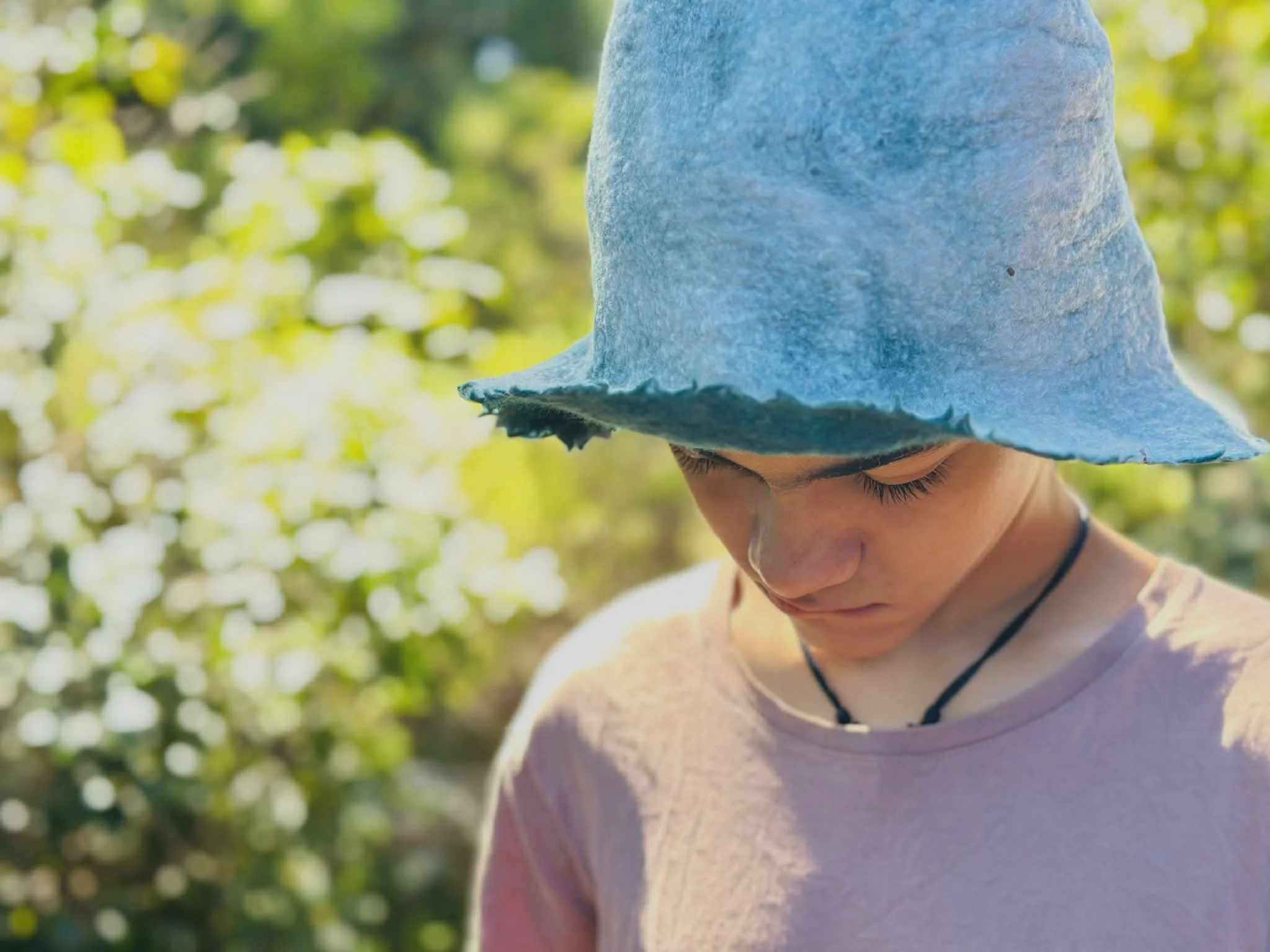 Locally hand felted Sauna hats -made in the Blue Mountains