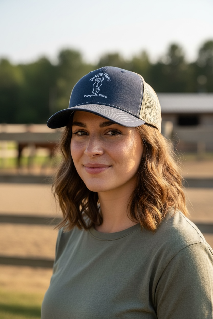 THTR blue trucker hat