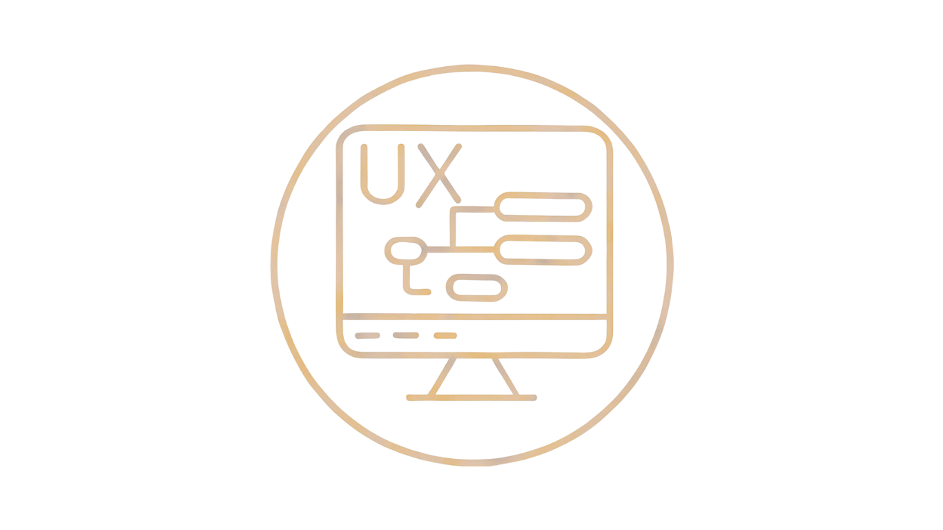 Icon of a computer monitor with the Uber logo displayed on the screen.