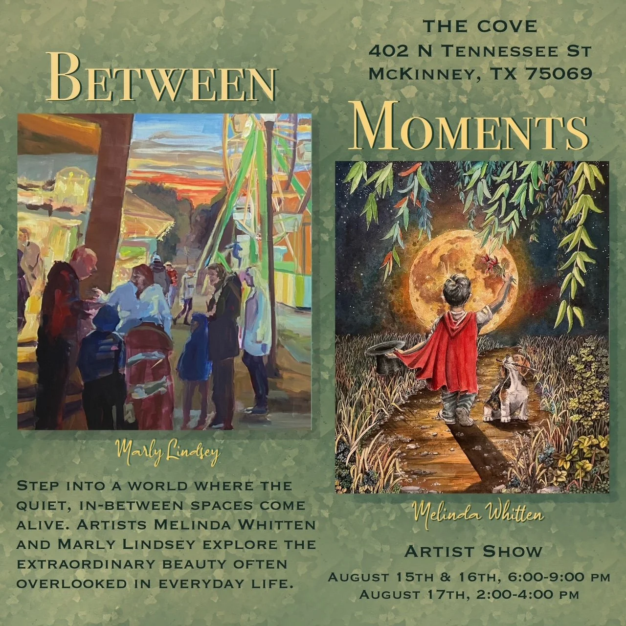Between Moments - Duo Show at the Cove