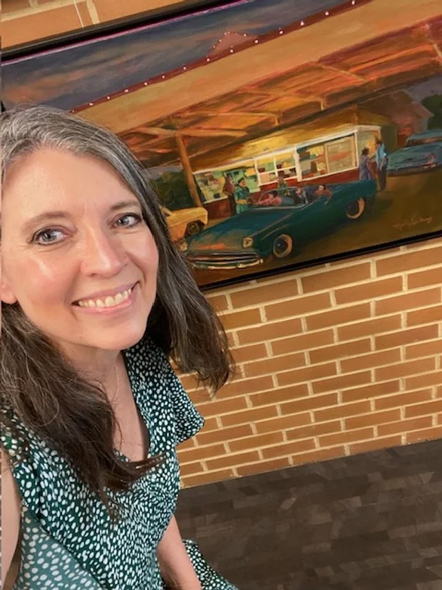 Anna Public Library Installation of “The Malt Shop - Anna” by Marly Lindsey
