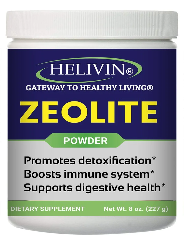 Helivin Zeolite for Detoxification – Powder – No Additives