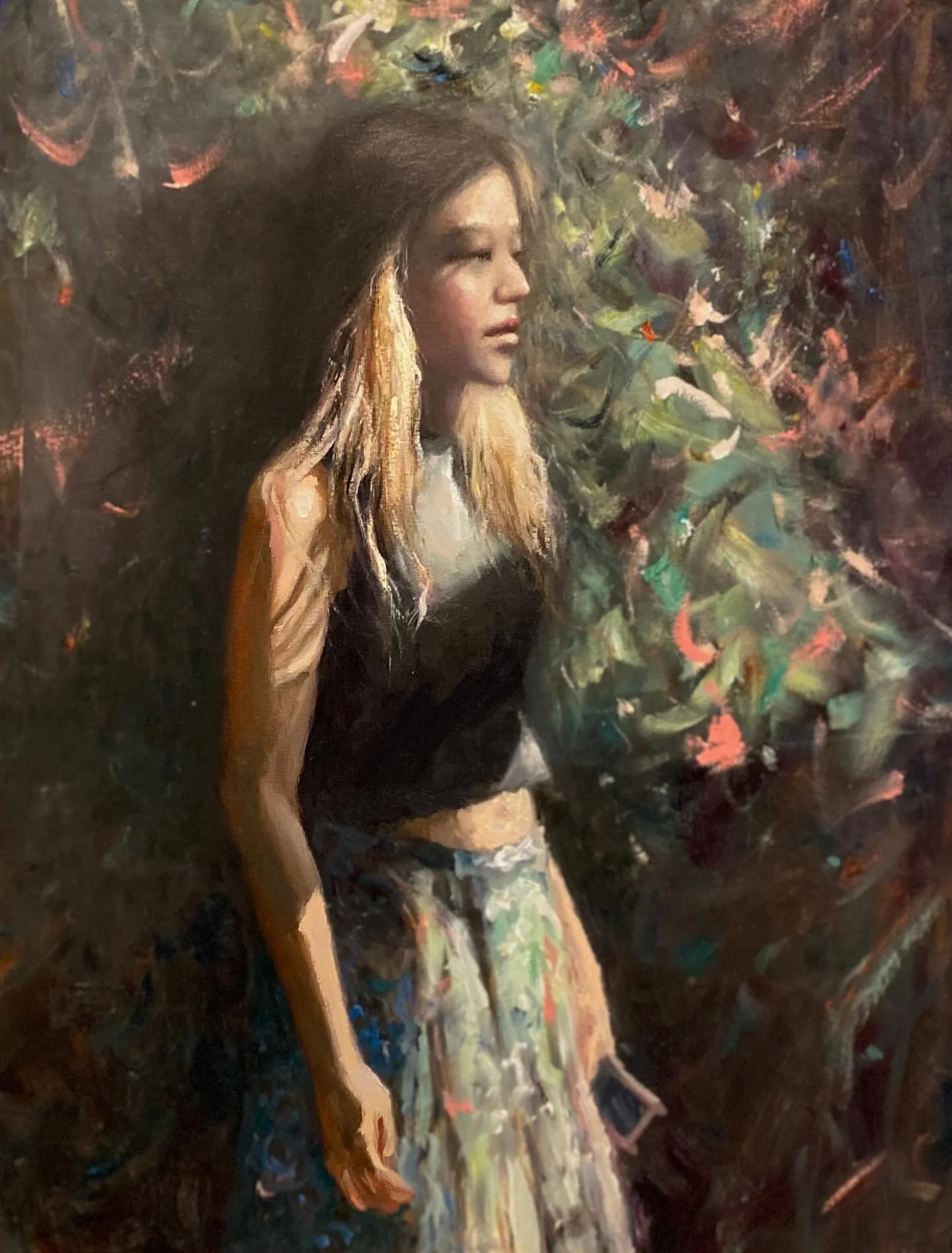 A Gentle Sunlight 
Oil on canvas paper 
#art #drawing #sketch #beautiful  #portraitpainting #oilpainting #artist #instaart #headdrawing #sketch #adrift #cat #picoftheday #artoninstgram #painting #model #illustration  #unicorn #photooftheday #womanpor