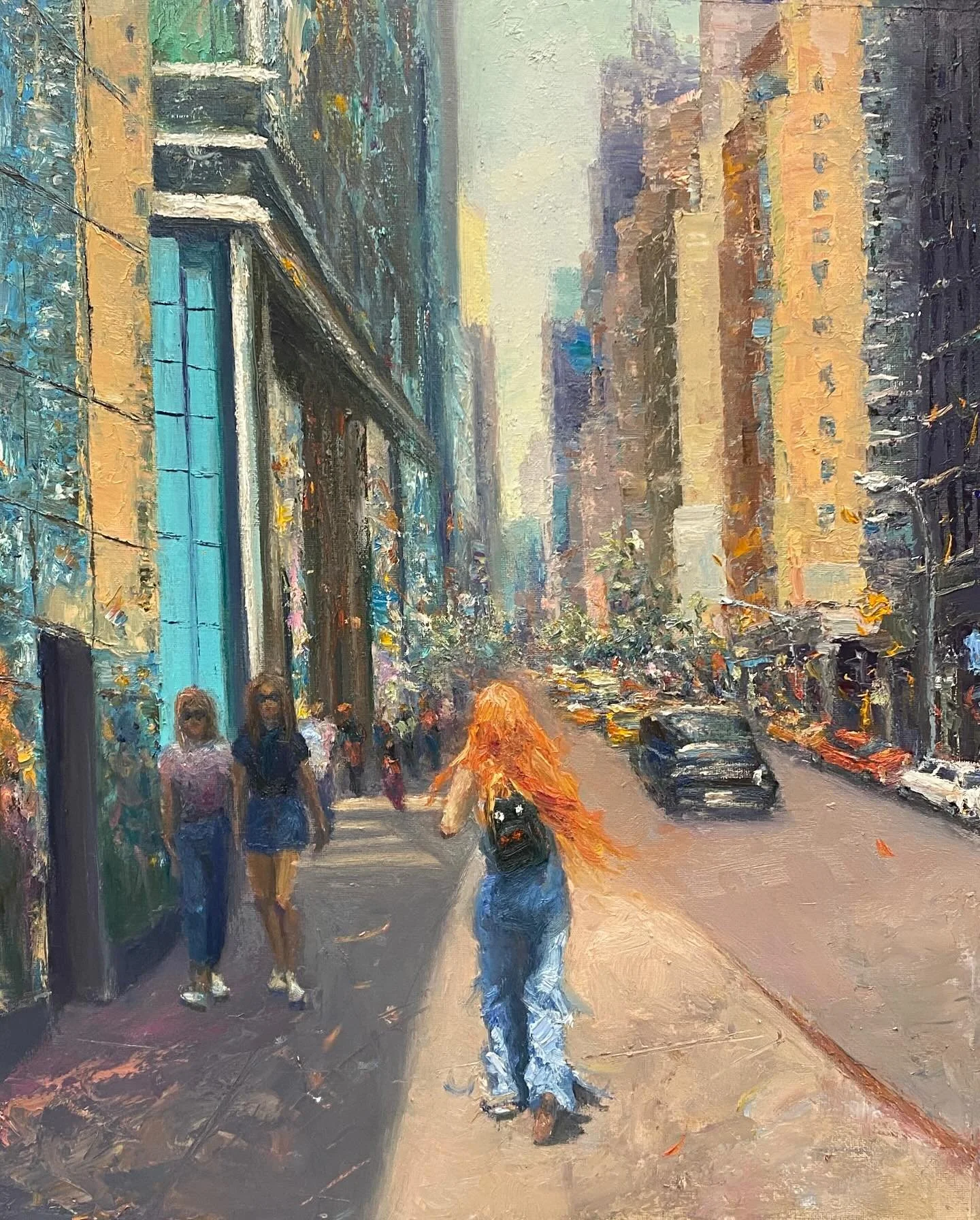 A Lovely Stroll in New York City
Oil on canvas paper 16&rdquo;x20&rdquo;
#art #drawing #sketch #beautiful  #portraitpainting #oilpainting #artist #instaart #headdrawing #sketch #adrift #cityscape #picoftheday #artoninstgram #painting #model #illustra
