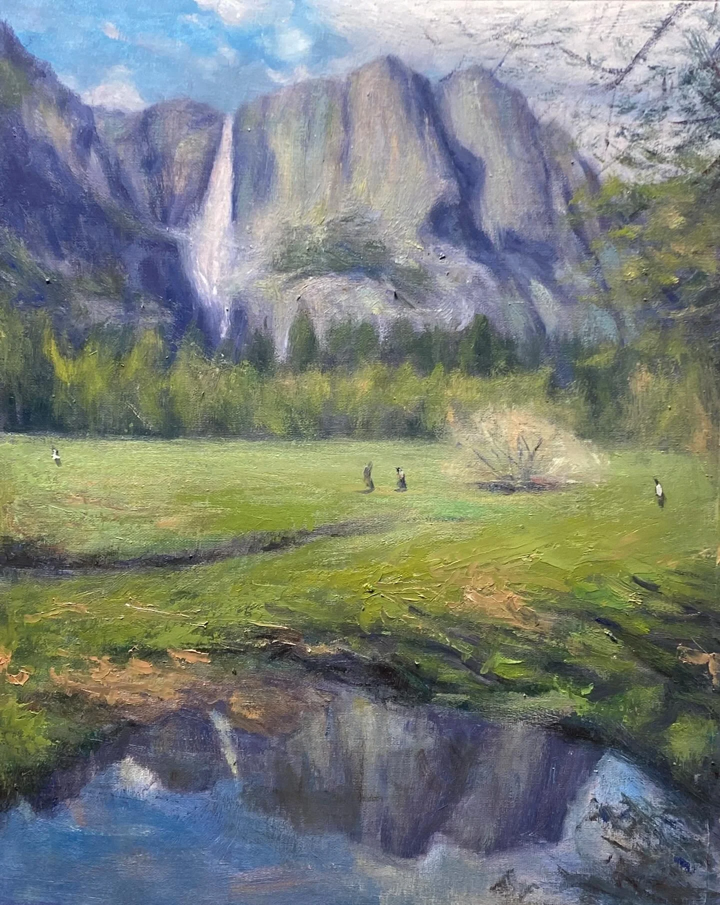 Yosemite fall , Yosemite National Park
Oil on canvas 9&rdquo;x12&rdquo;
#landscapepaintings #art #painting #art #artwork #fineart #paintingknifeart #paintingknife #palateknifepainting  #oilpainting #artistsoninstagram #paintingfromlife #mountain #dai