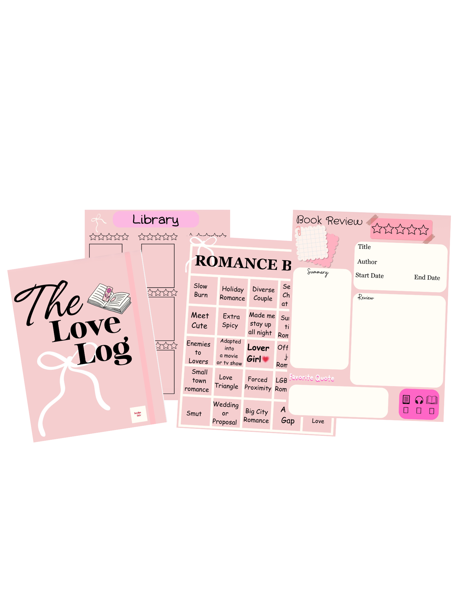 The Love Log Reading Journal