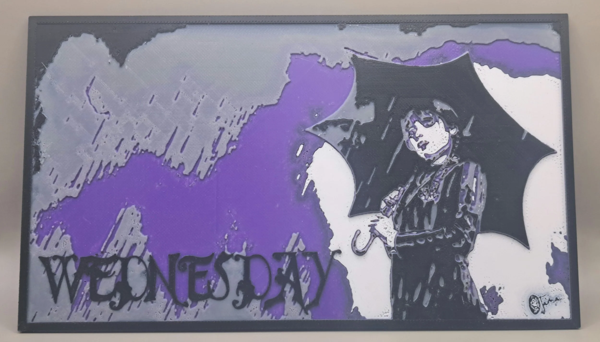 Addams Familys Wednesday - 3D print of the amazing and stunning Wednesday Addams. 