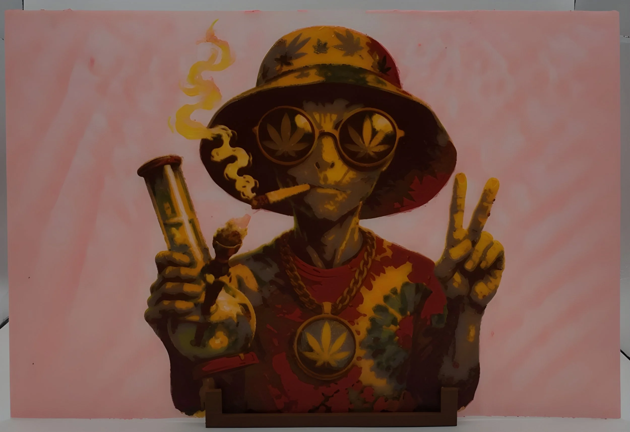 Another Alien Stoner - Original Art

UV Reactive
(Regular Lighting)