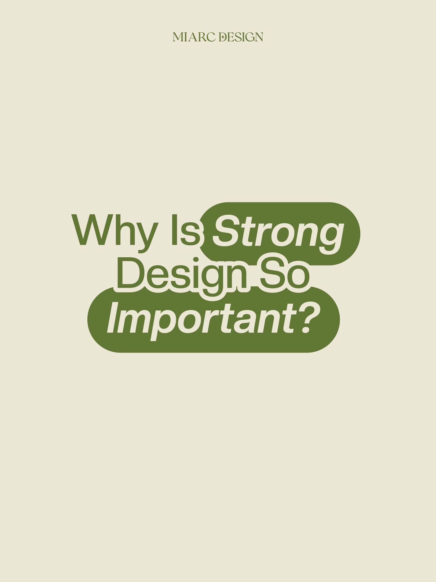 Hesitant to invest in strong graphic design for your business? Here is why design is so important in leveling up your business and sustaining its success! 

Get in contact via the link in our bio🌷

#graphicdesign #design #brandingdesign #miarcdesign
