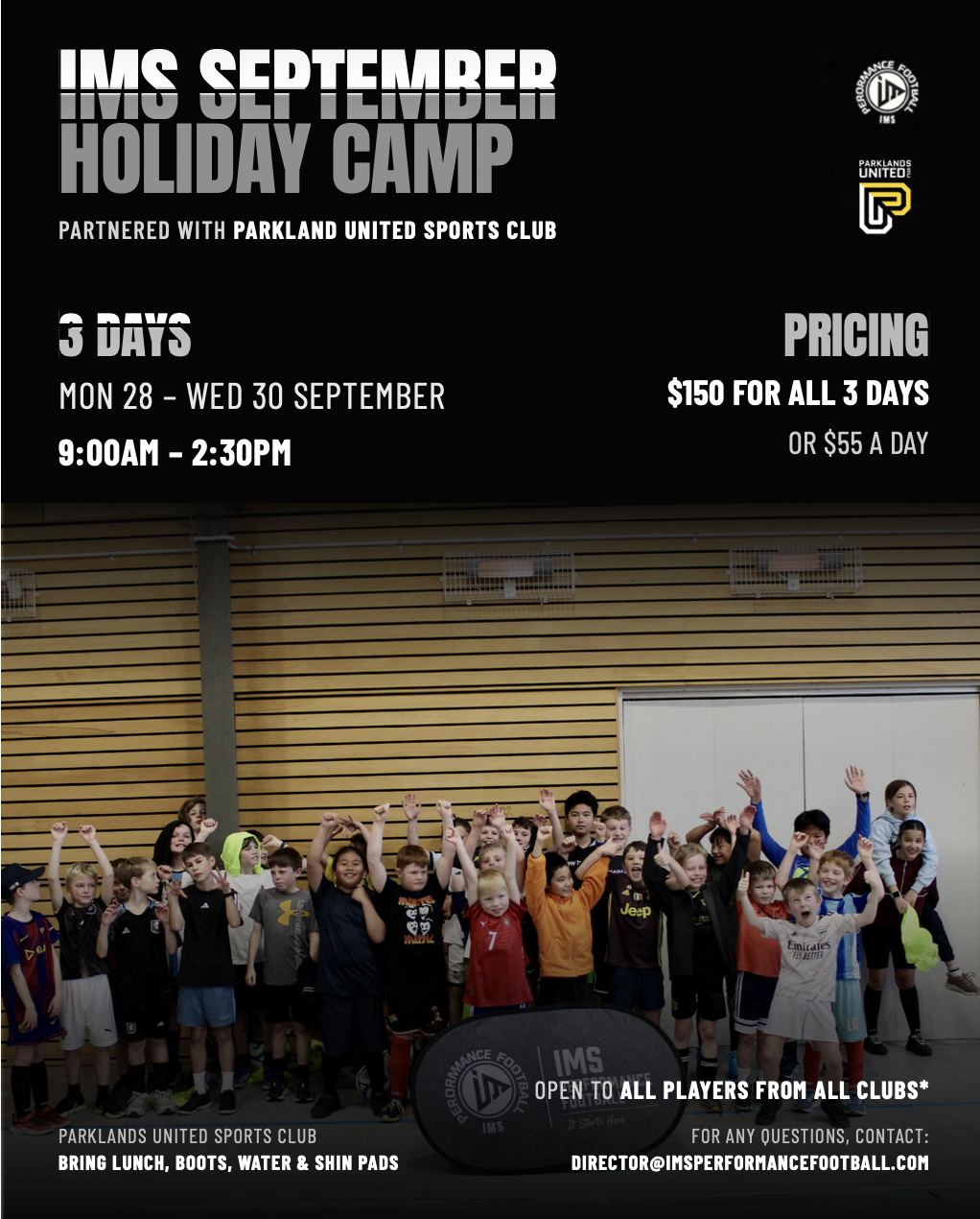 IMS x Parklands United 3-Day Holiday Camp