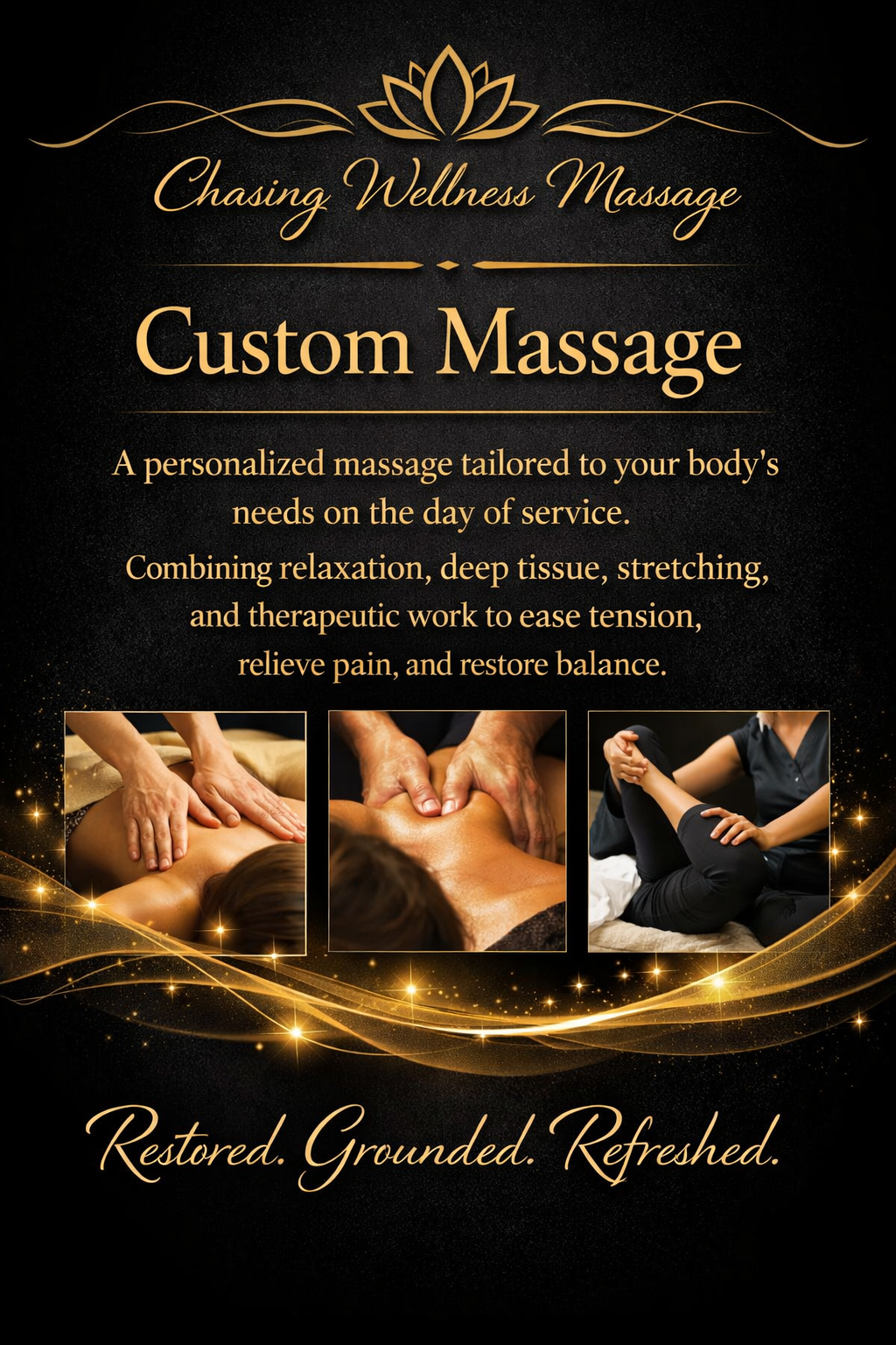 60 min Custom Massage