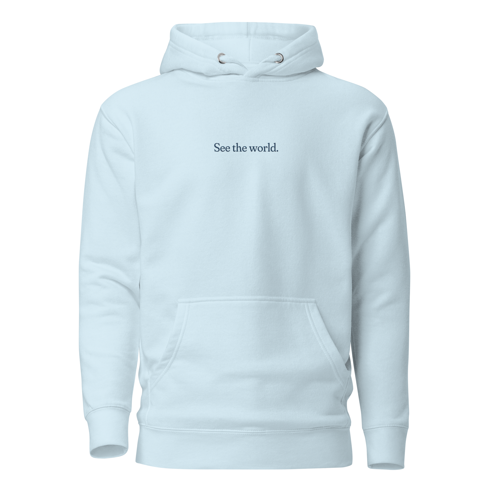 See the World Hoodie - Sky Blue