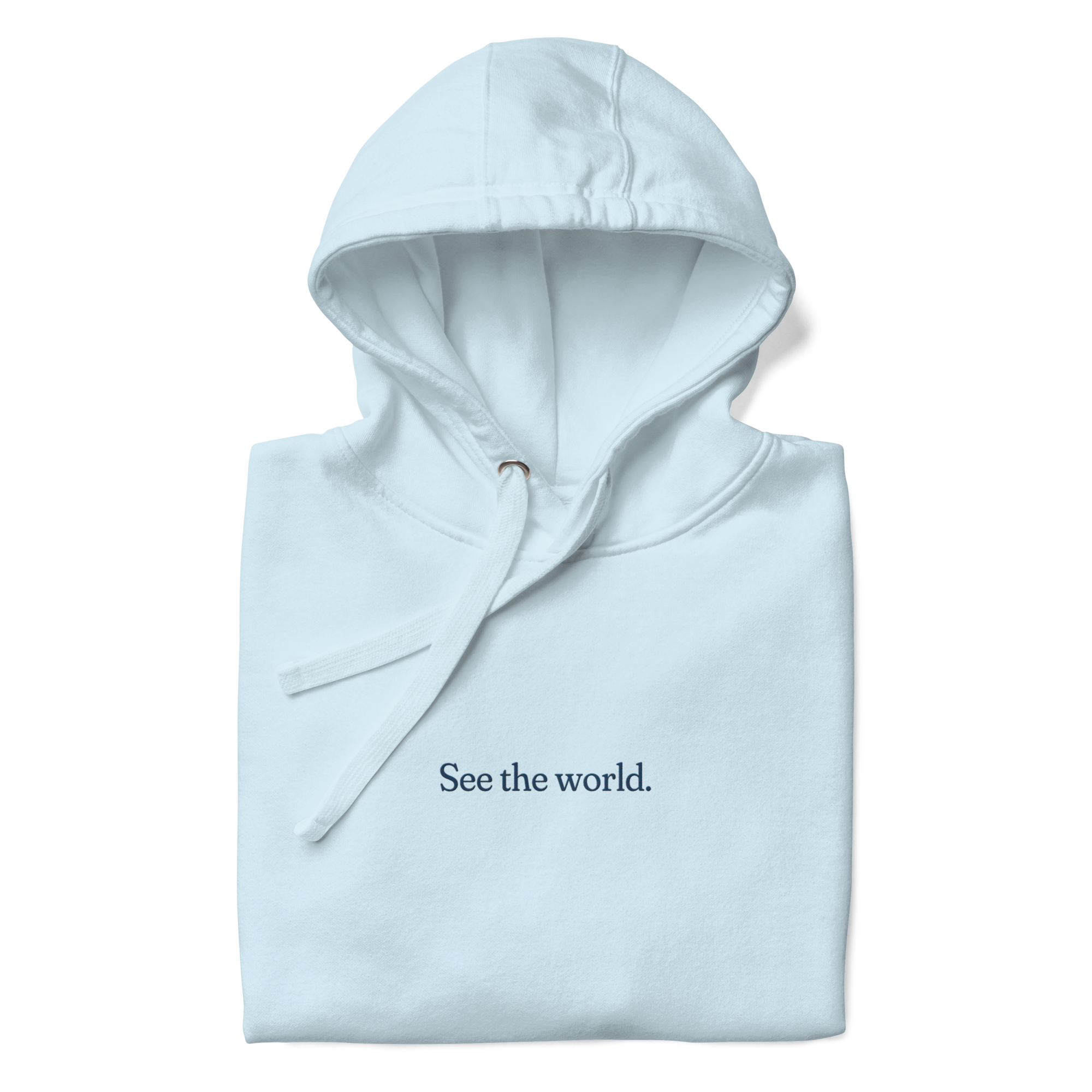 See the World Hoodie - Sky Blue
