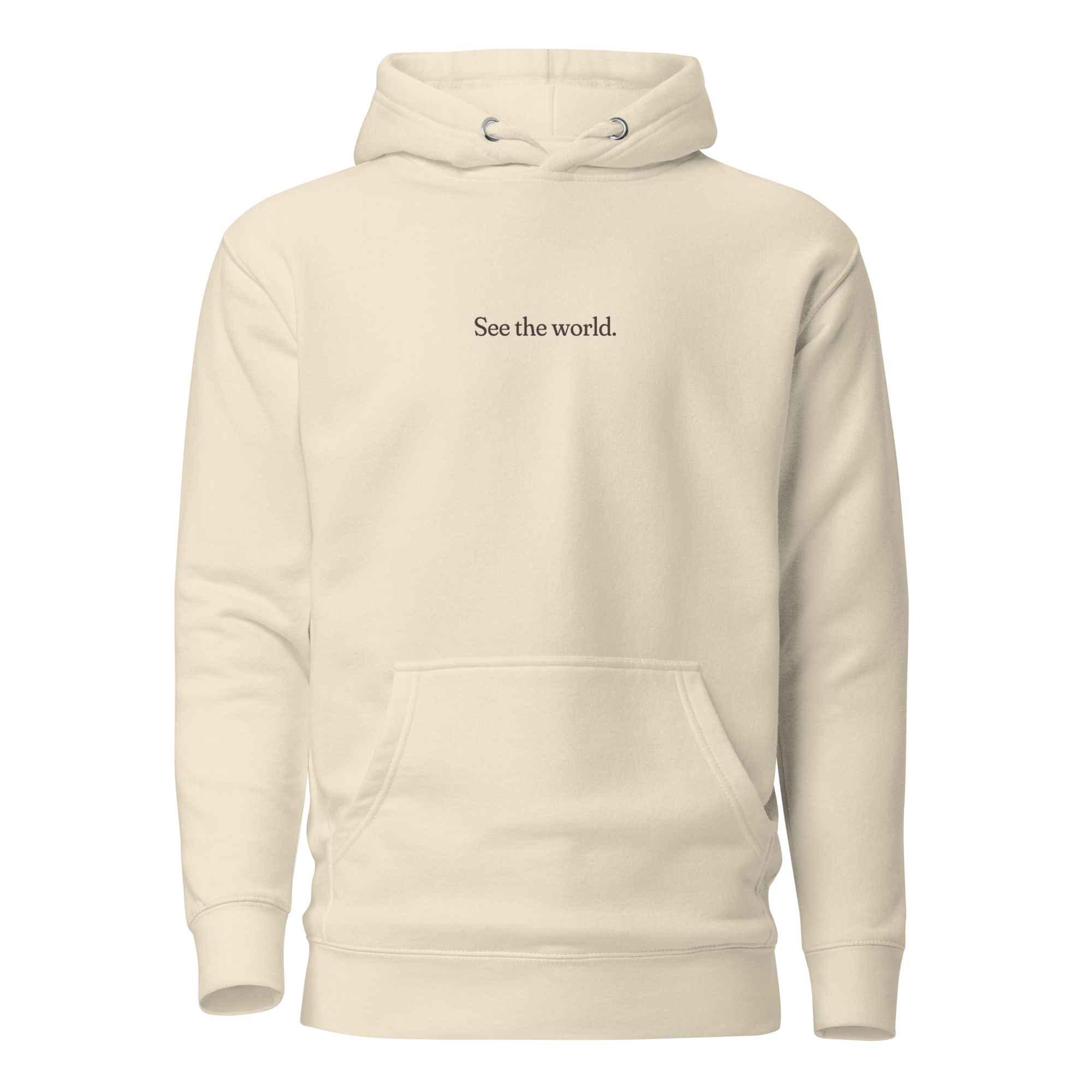 See the World Hoodie - Bone