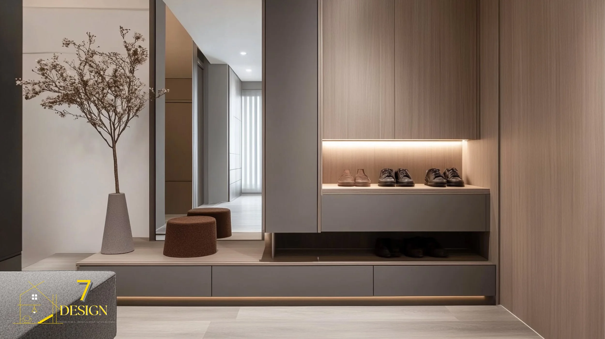 Designing a Minimalist HDB BTO Entrance: Sleek, Functional, and Space-EnhancinG