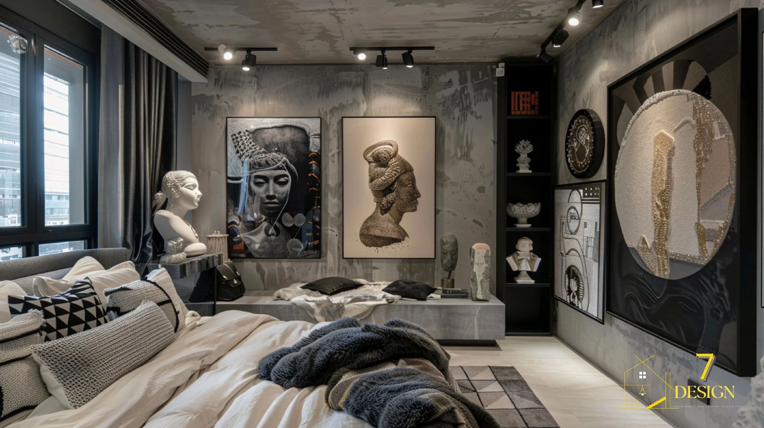 Embracing Bold Elegance: Maximalist Monochrome Interior Design