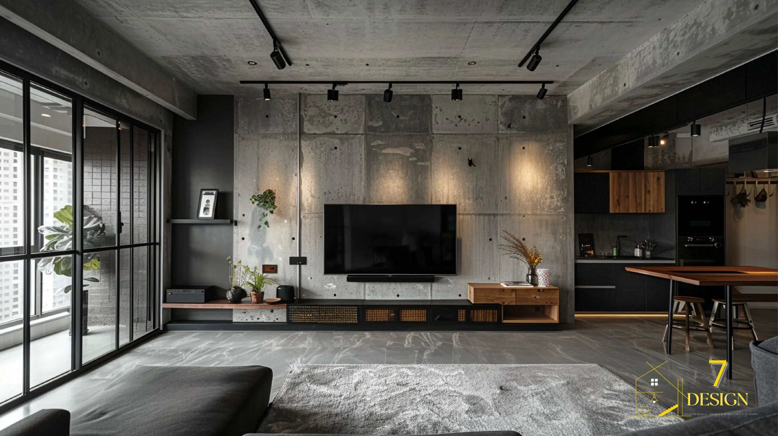 Embracing Brutalism: Transforming Singapore Living Rooms with Raw, Unconventional Design