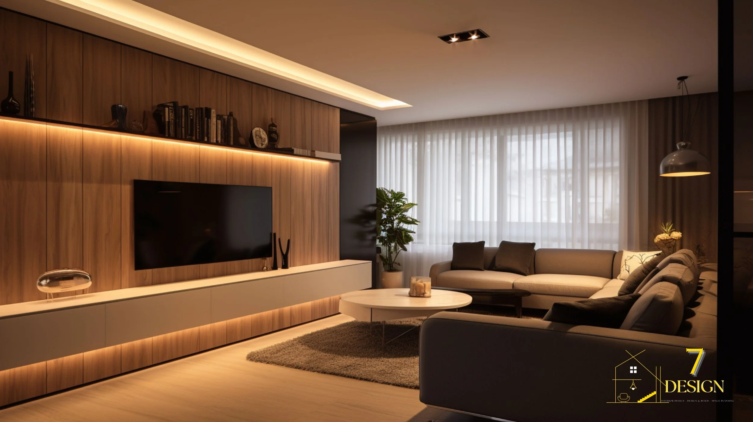 Illuminating Elegance: The Impact of Lighting on Your TV Feature Wall