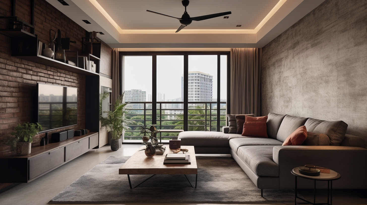 Industrial Chic: Exposing Raw Elements in Singaporean HDBs