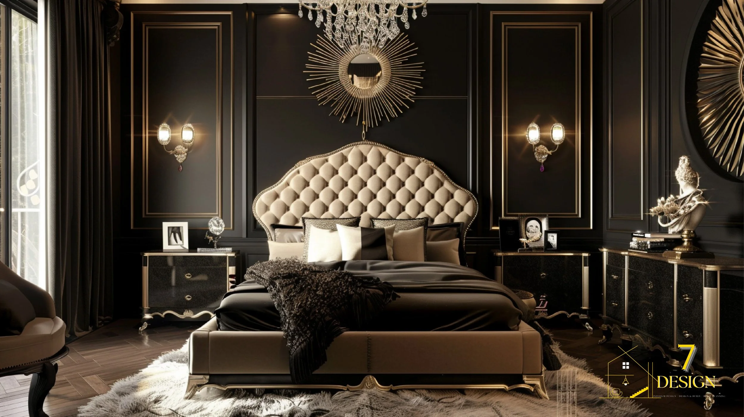 Art Deco Style Interior Design for Singapore Home Bedrooms