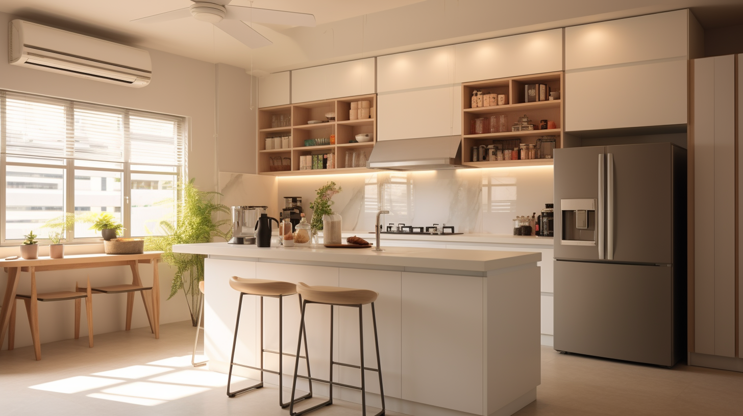 Transforming Singapore HDB Kitchens with Stylish Island Tables: A Trend in Interior Design