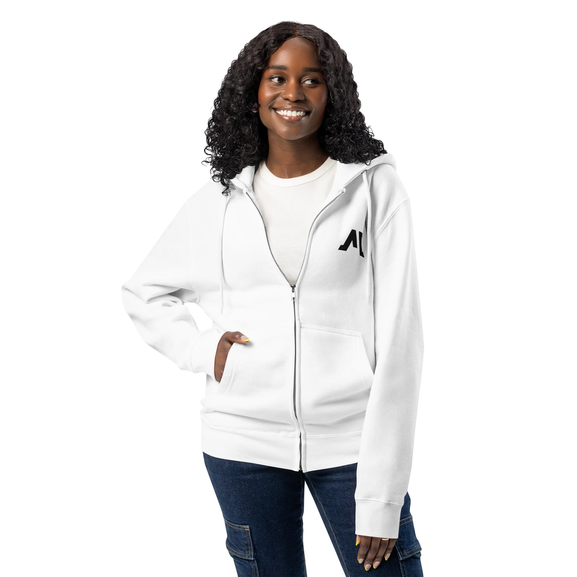 Hoodie Premium com Fecho | Fato de Treino Unissexo | Básico para Todo o Ano