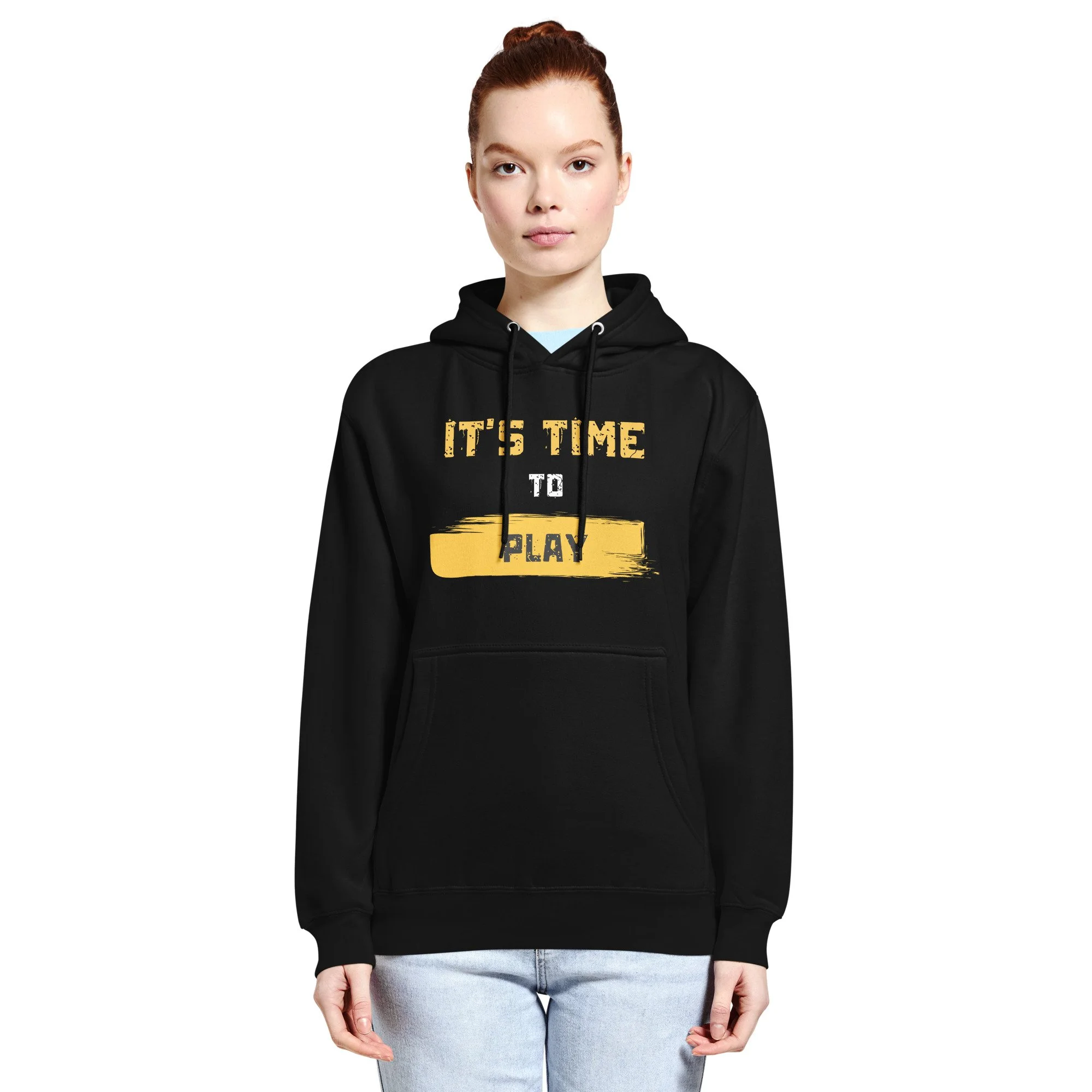 Hoodie Unissexo Premium "IT'S TIME TO PLAY" | Corte Regular | MT GAMING MERCH