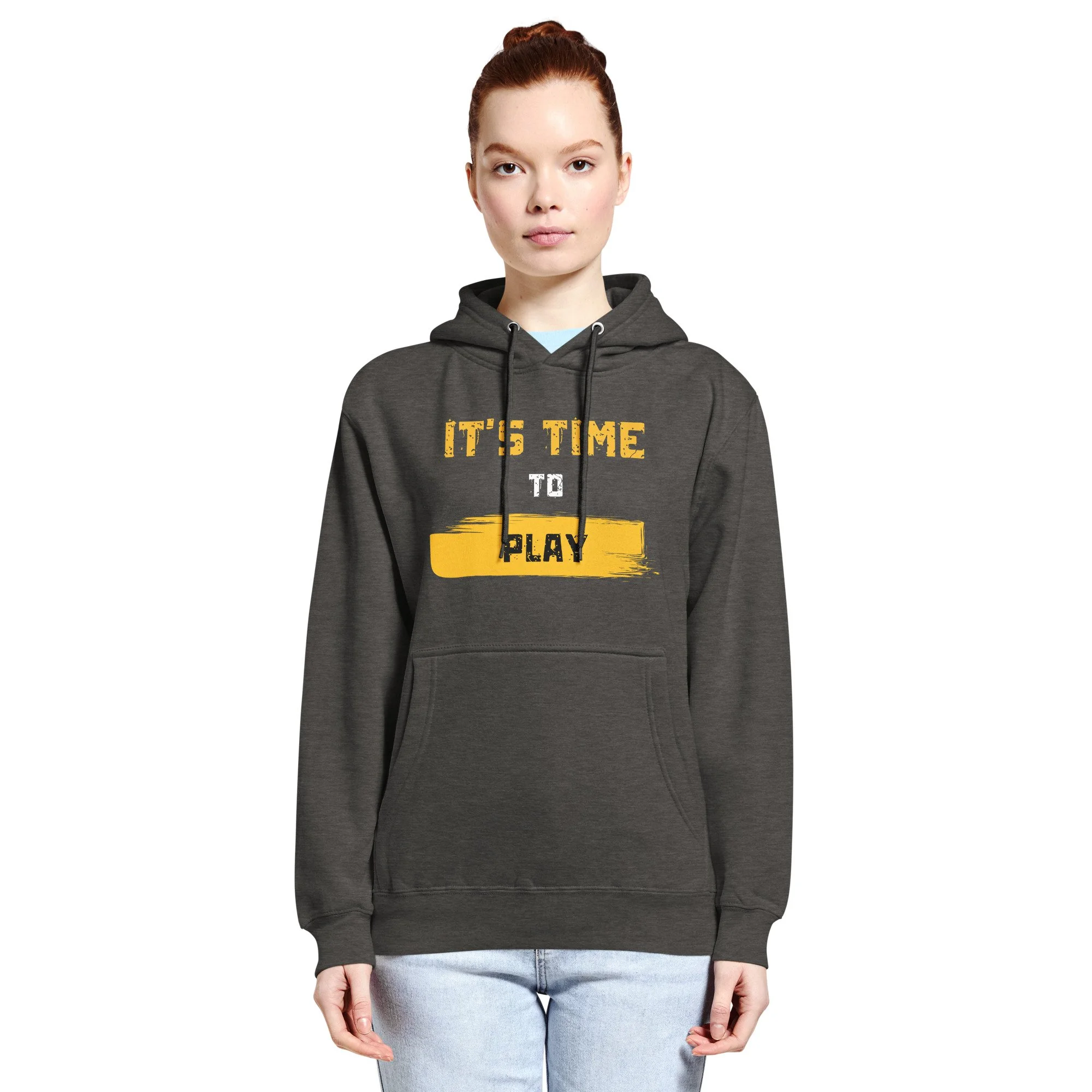 Hoodie Unissexo Premium "IT'S TIME TO PLAY" | Corte Regular | MT GAMING MERCH