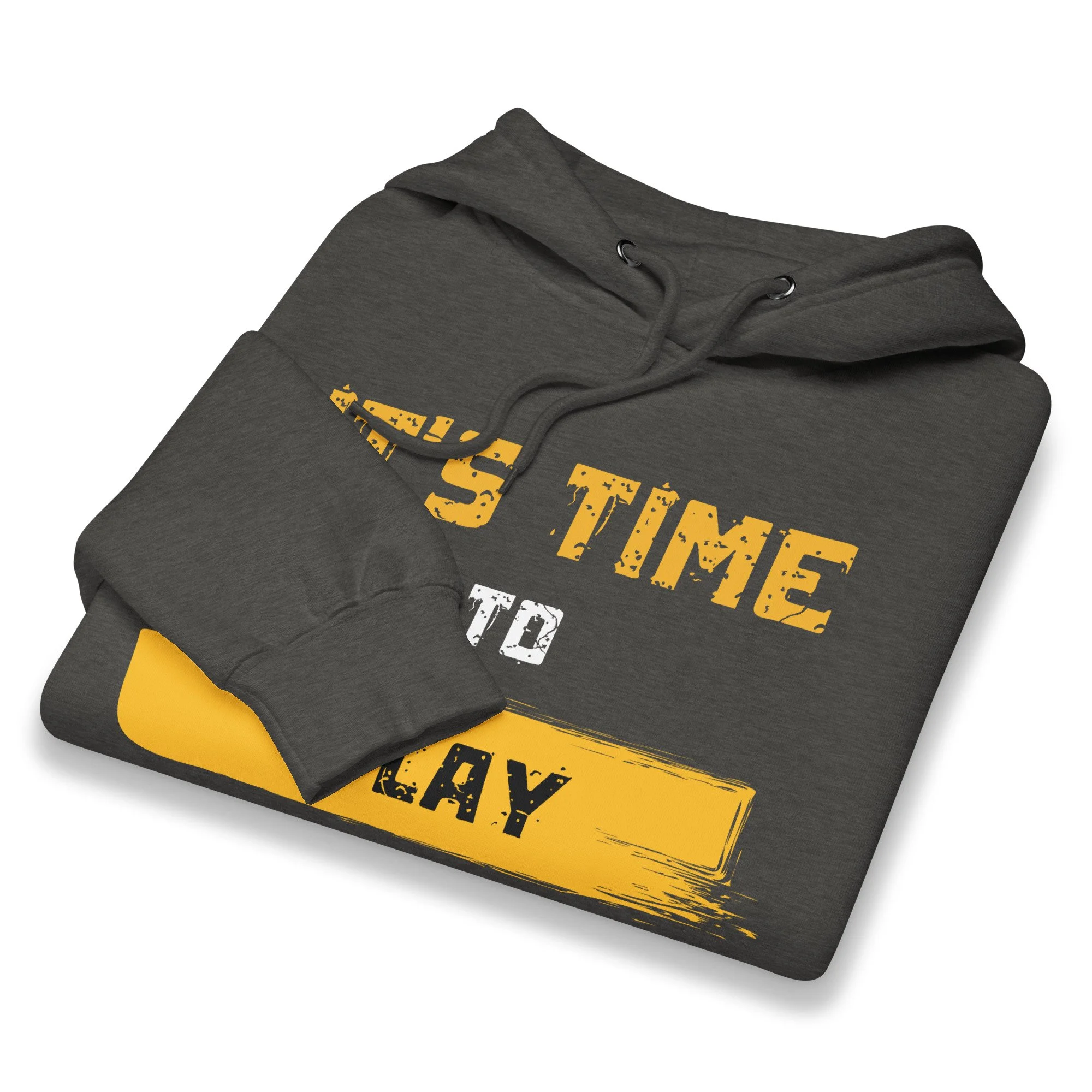 Hoodie Unissexo Premium "IT'S TIME TO PLAY" | Corte Regular | MT GAMING MERCH