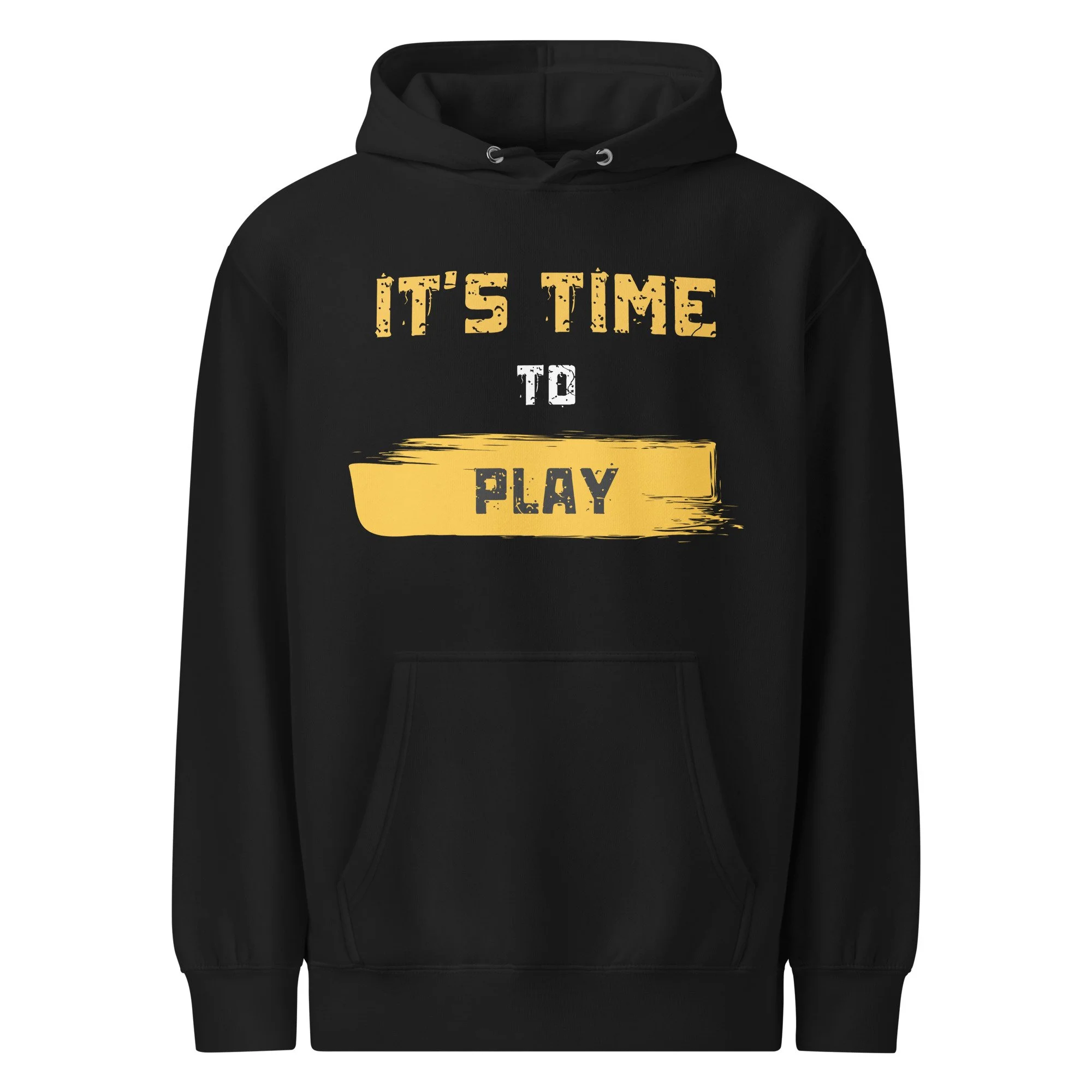 Hoodie Unissexo Premium "IT'S TIME TO PLAY" | Corte Regular | MT GAMING MERCH
