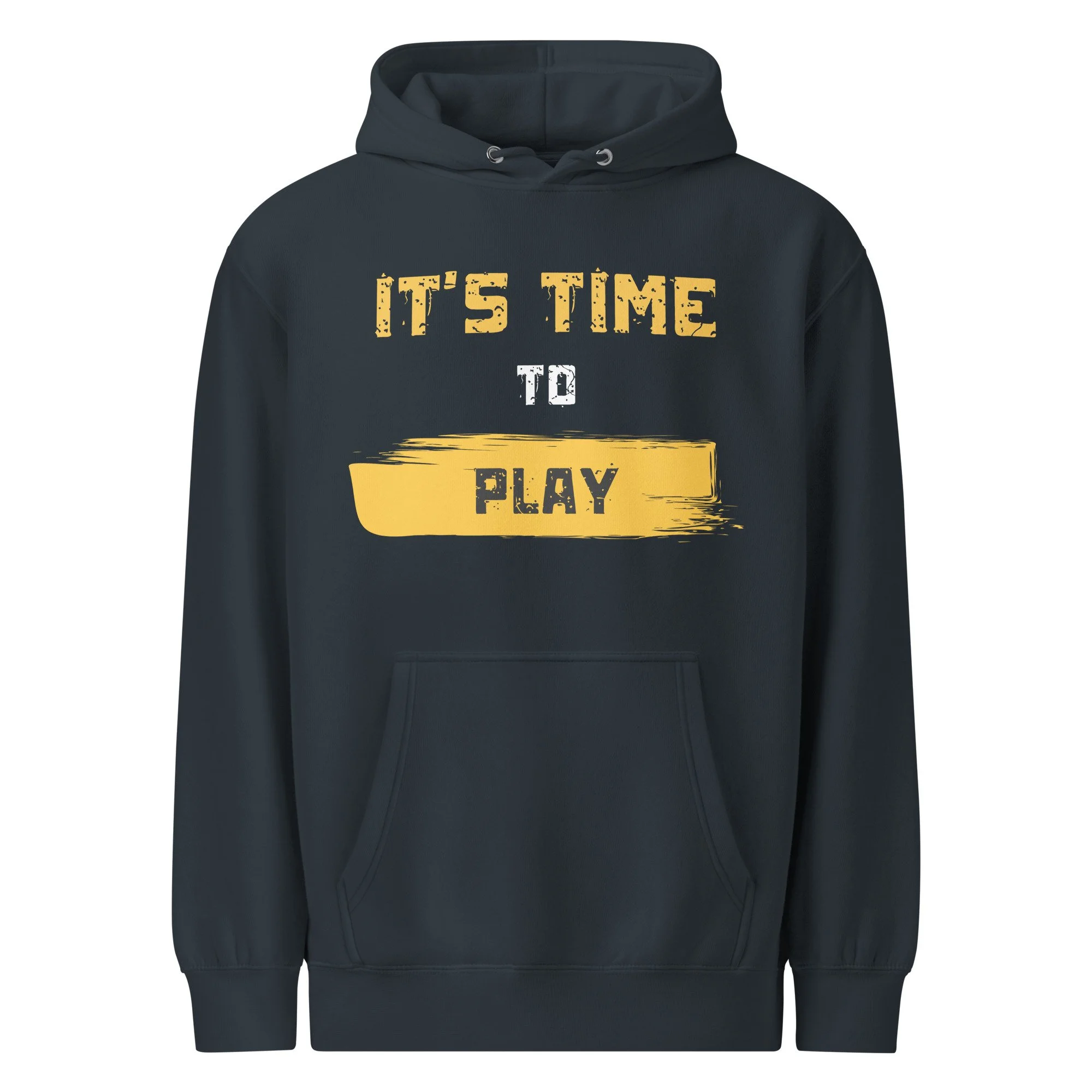 Hoodie Unissexo Premium "IT'S TIME TO PLAY" | Corte Regular | MT GAMING MERCH