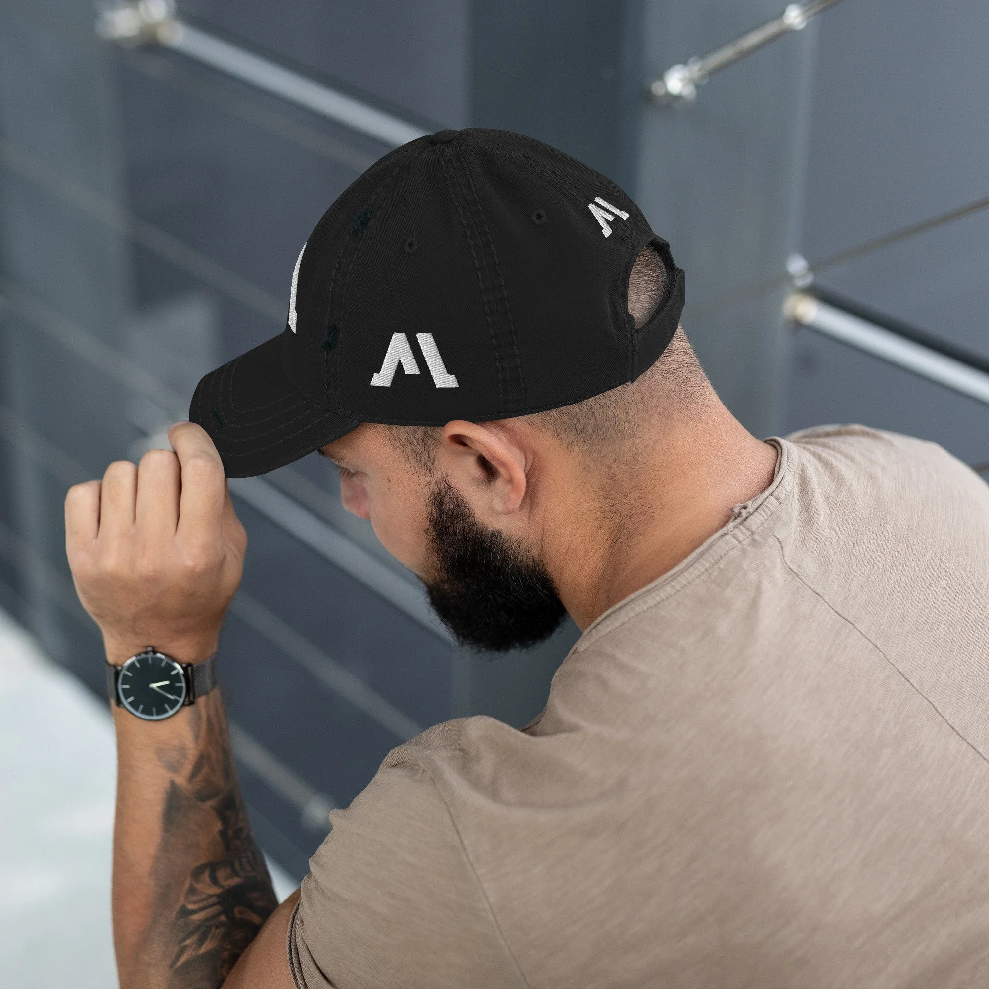 Boné Dad Hat Envelhecido "MT GAMING MERCH" | Desgaste Urbano | Ajuste por Velcro