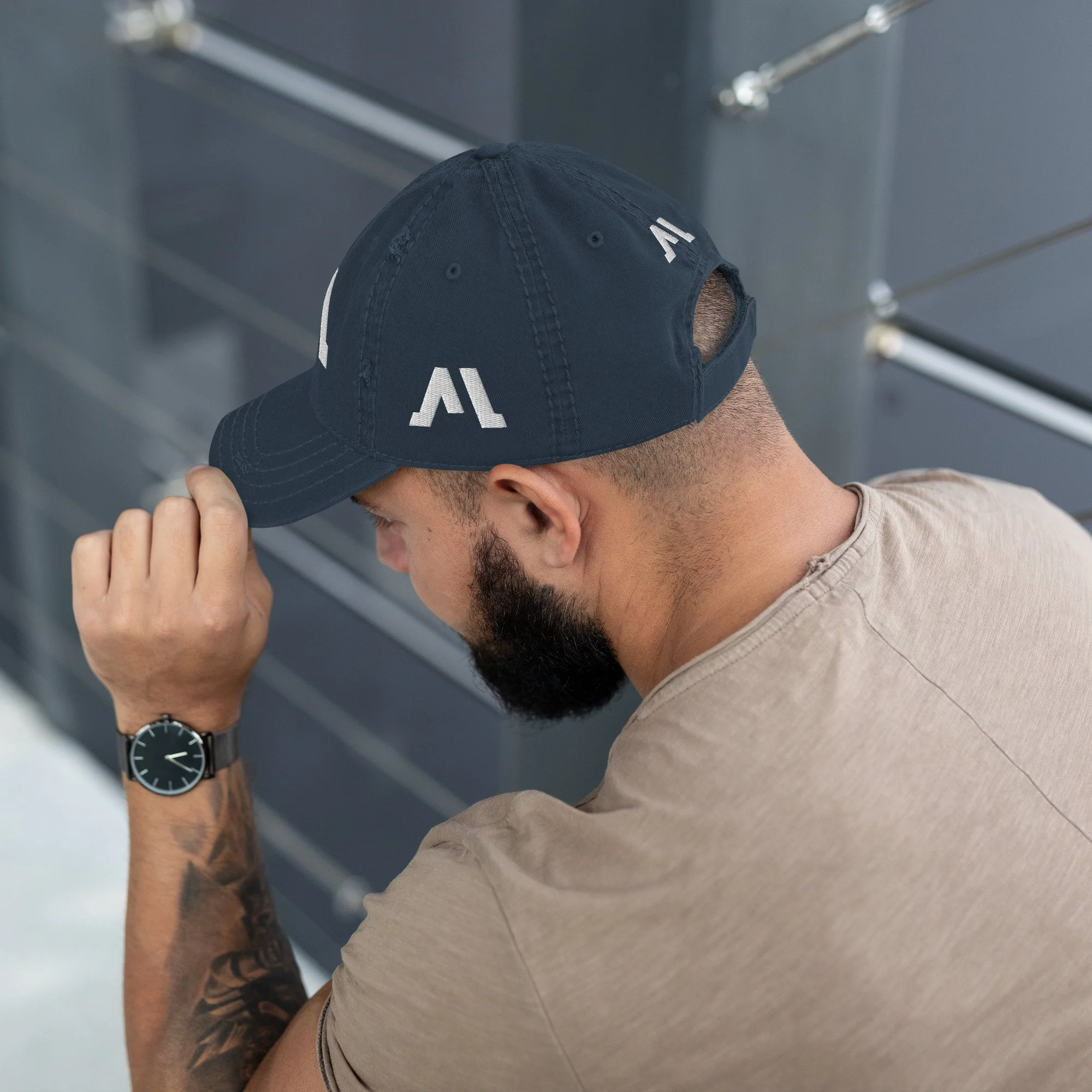 Boné Dad Hat Envelhecido "MT GAMING MERCH" | Desgaste Urbano | Ajuste por Velcro