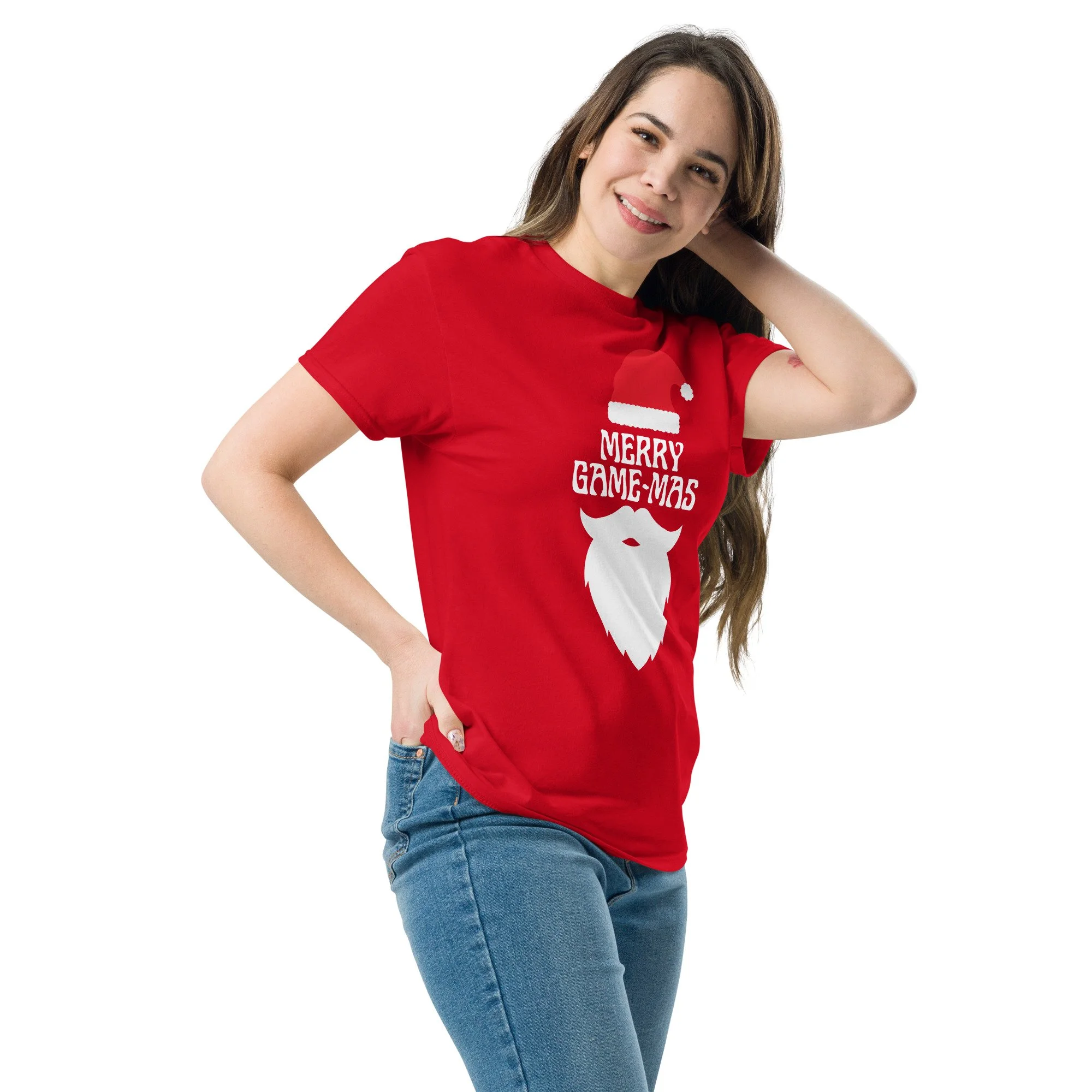 T-shirt Clássica Unissexo "MERRY GAME-MAS" |  Corte Estruturado | MT GAMING MERCH
