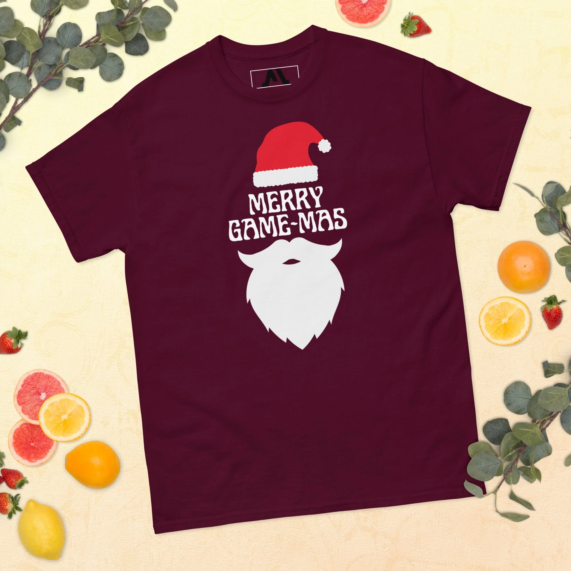 T-shirt Clássica Unissexo "MERRY GAME-MAS" |  Corte Estruturado | MT GAMING MERCH