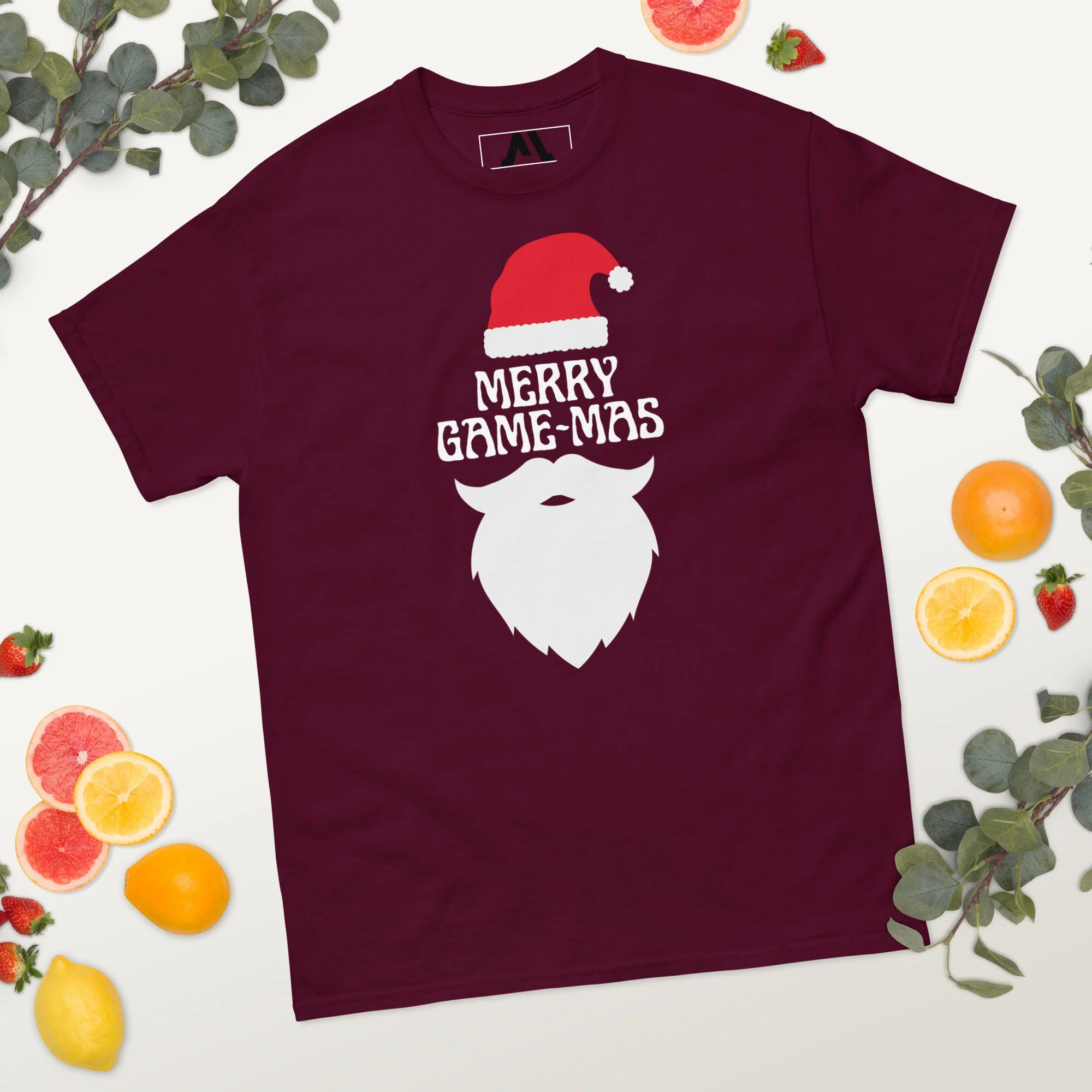 T-shirt Clássica Unissexo "MERRY GAME-MAS" |  Corte Estruturado | MT GAMING MERCH
