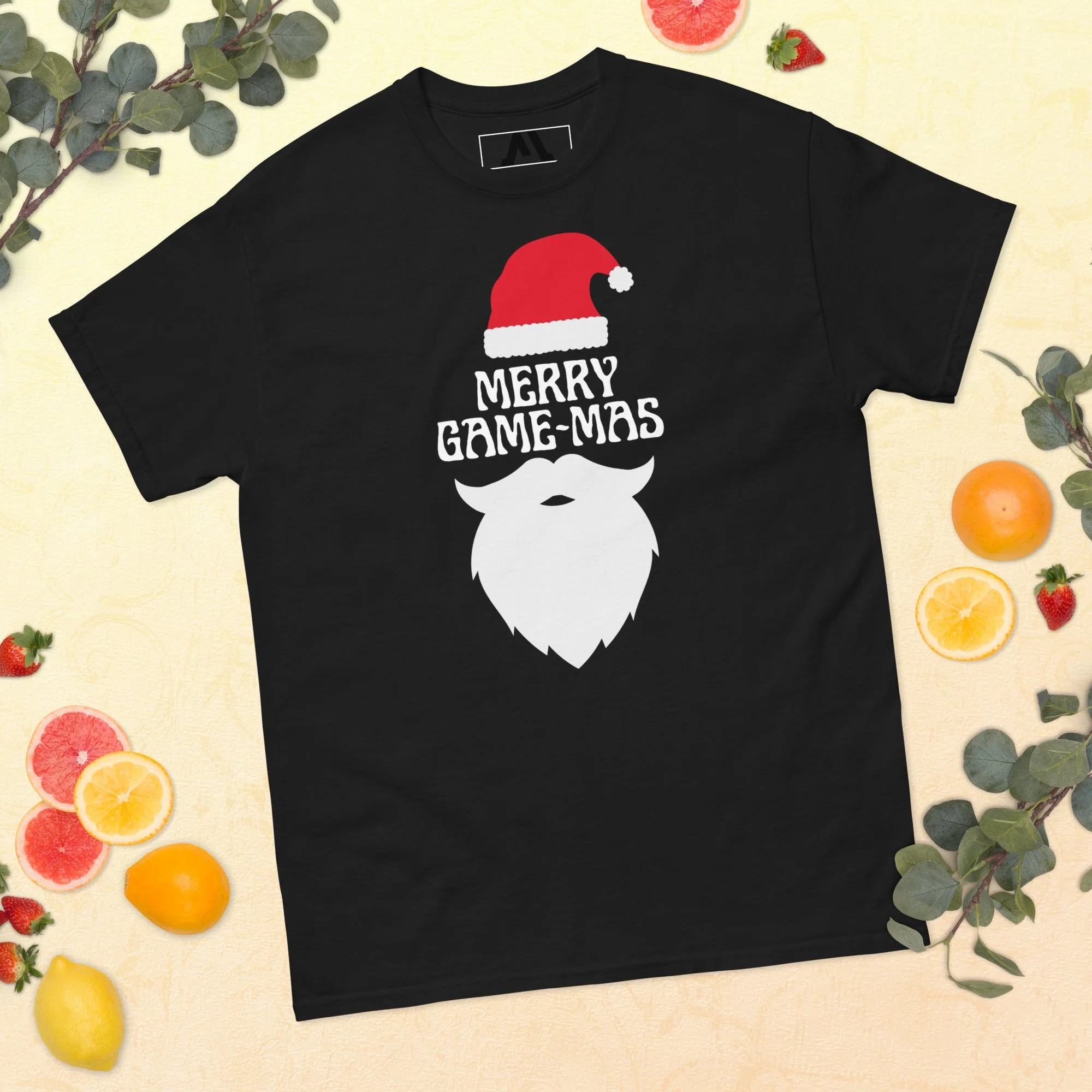 T-shirt Clássica Unissexo "MERRY GAME-MAS" |  Corte Estruturado | MT GAMING MERCH
