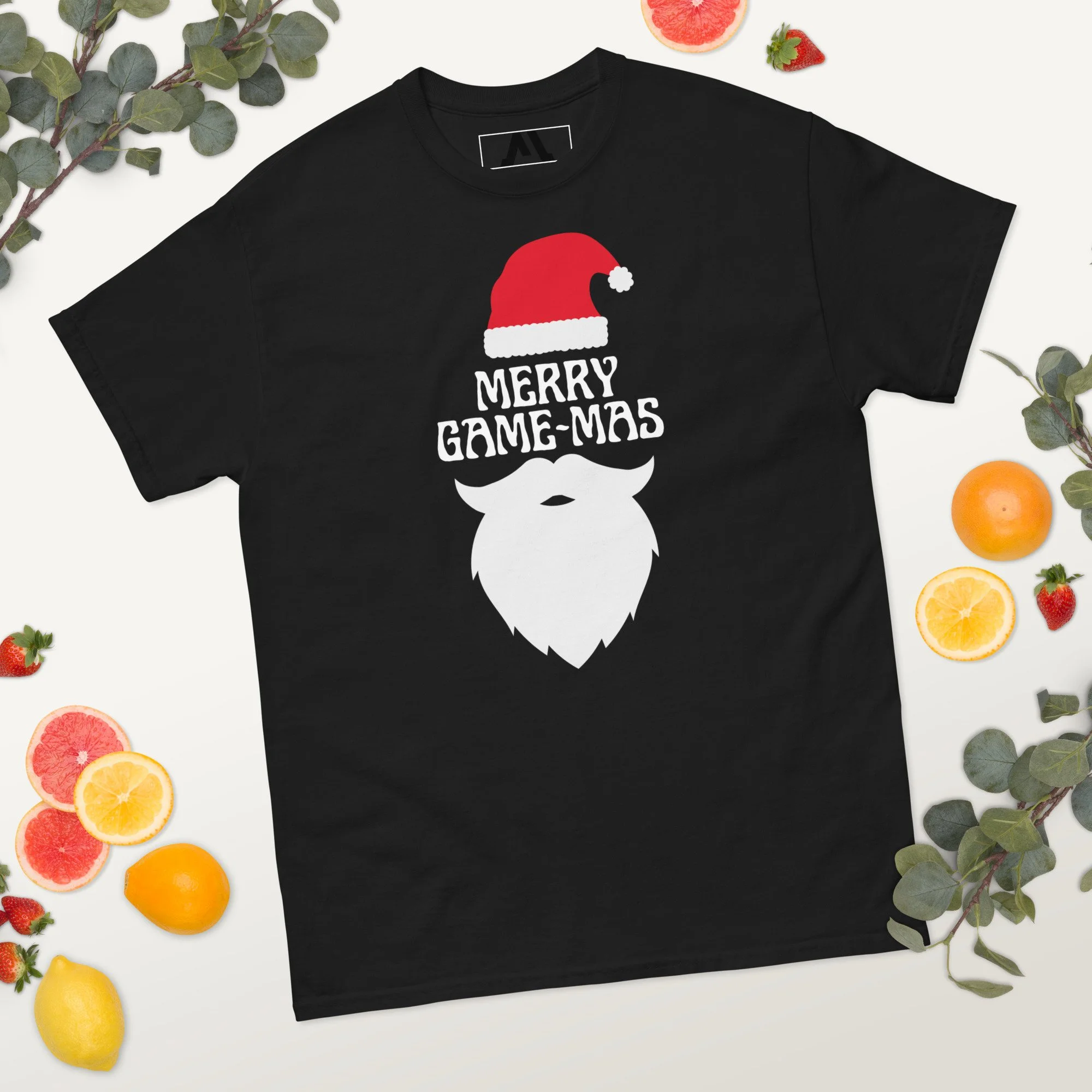 T-shirt Clássica Unissexo "MERRY GAME-MAS" |  Corte Estruturado | MT GAMING MERCH