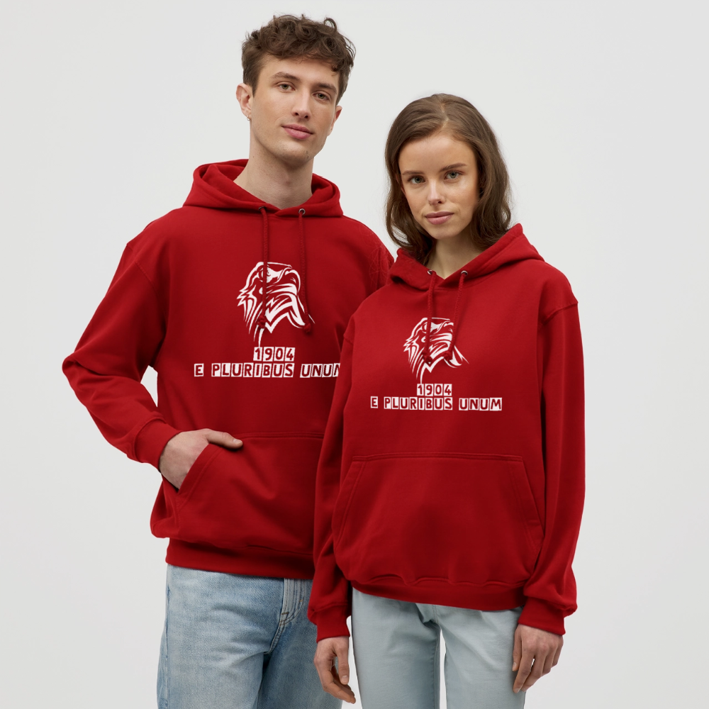 Hoodie Unissexo Vermelho "BENFICA 1904 E PLURIBUS UNUM" | MT GAMING | Sport Lisboa e Benfica