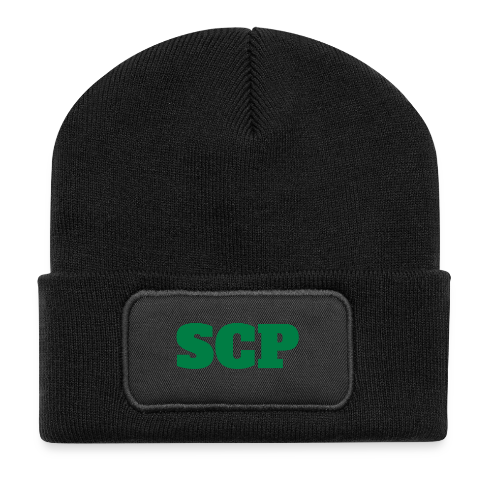Gorro Reciclado com Patch SCP | MTG MERCH | Poliéster Reciclado | Beechfield