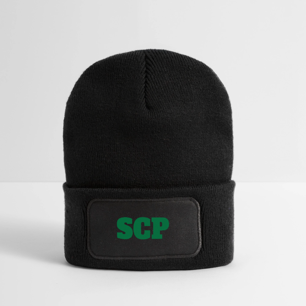 Gorro Reciclado com Patch SCP | MTG MERCH | Poliéster Reciclado | Beechfield