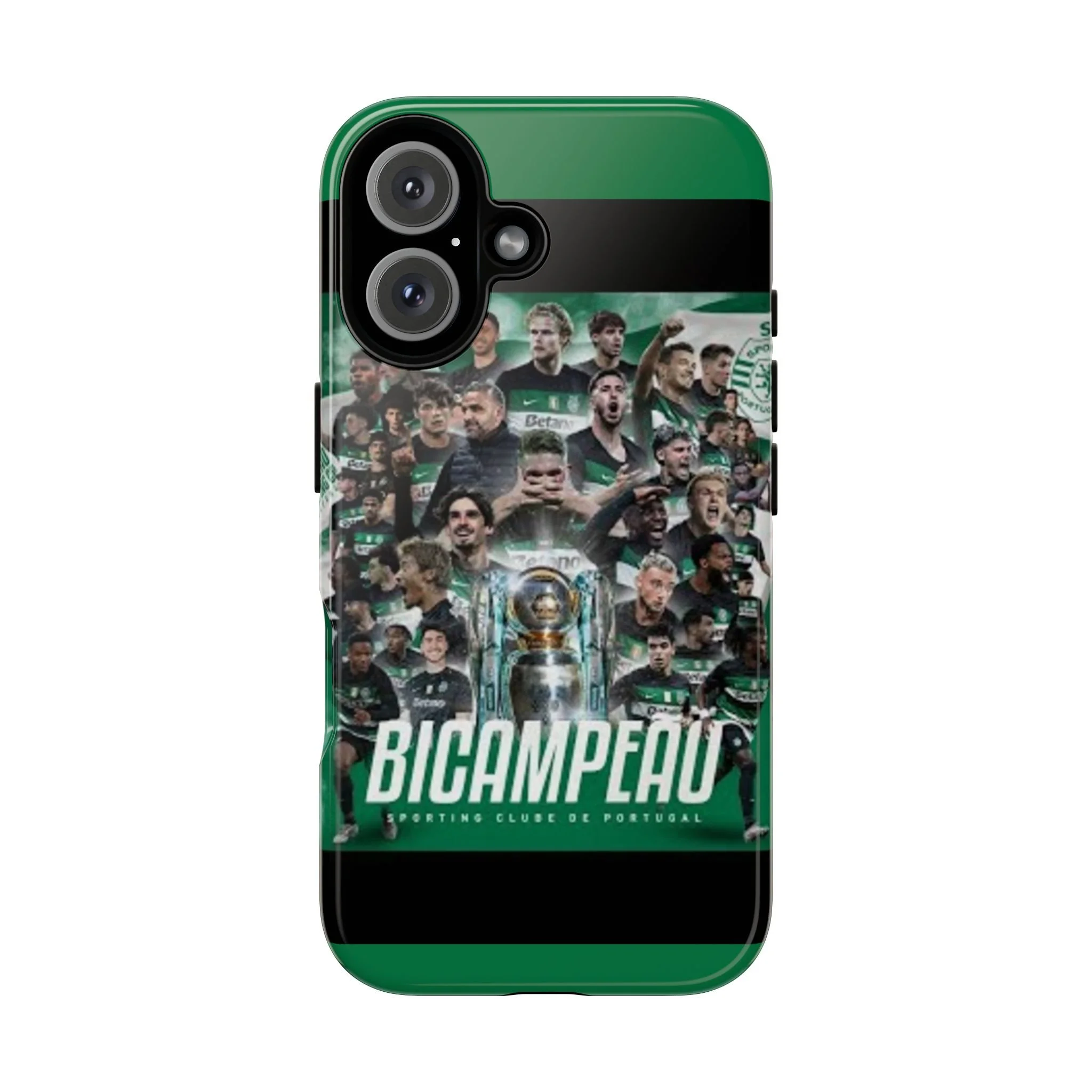 Capa iPhone Bicampeão do Sporting CP | Proteção e Design Premium