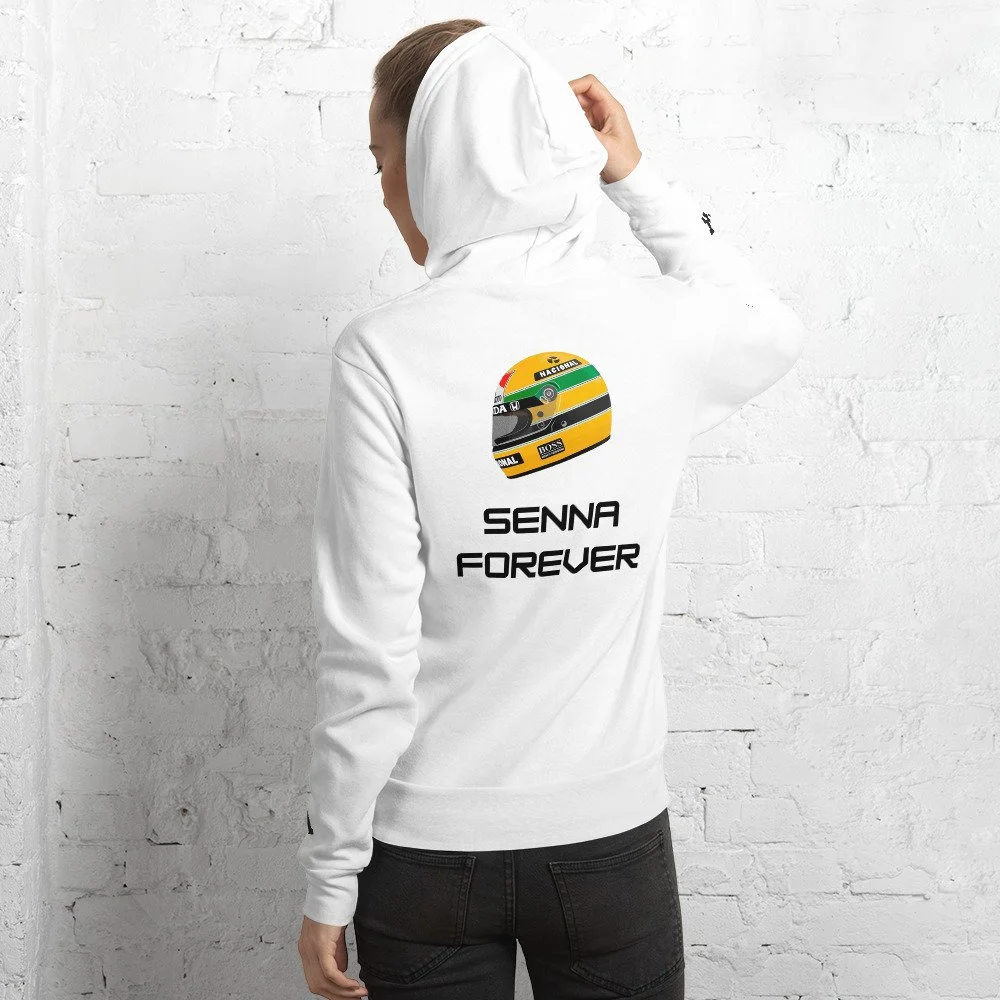 Hoodie Unissexo "Senna Forever" | Conforto Todo-o-Ano em Algodão e Fleece