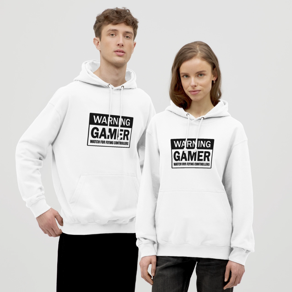 Hoodie Unissex Gamer "WARNING" | Aconchegante | Malha 280 g/m²