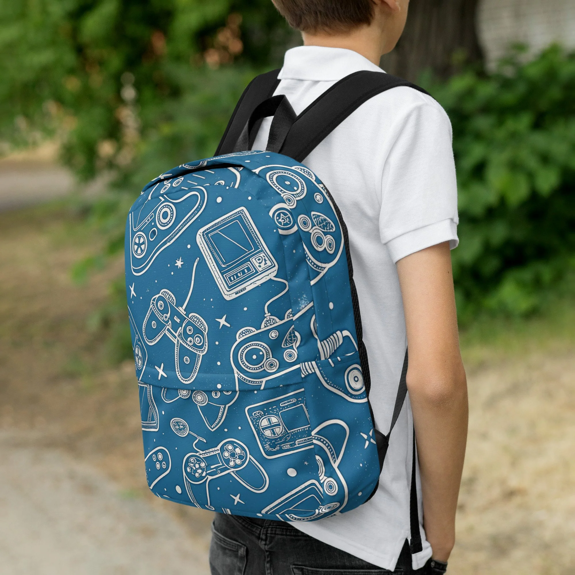 Mochila Gaming – Média, Resistente à Água com Compartimento para Portátil 15"