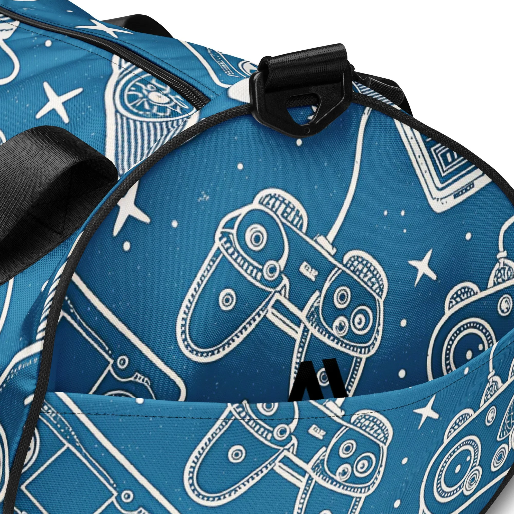 Saco de Ginásio All-Over Print Gaming – Saco de Treino Resistente e Espaçoso de 30L