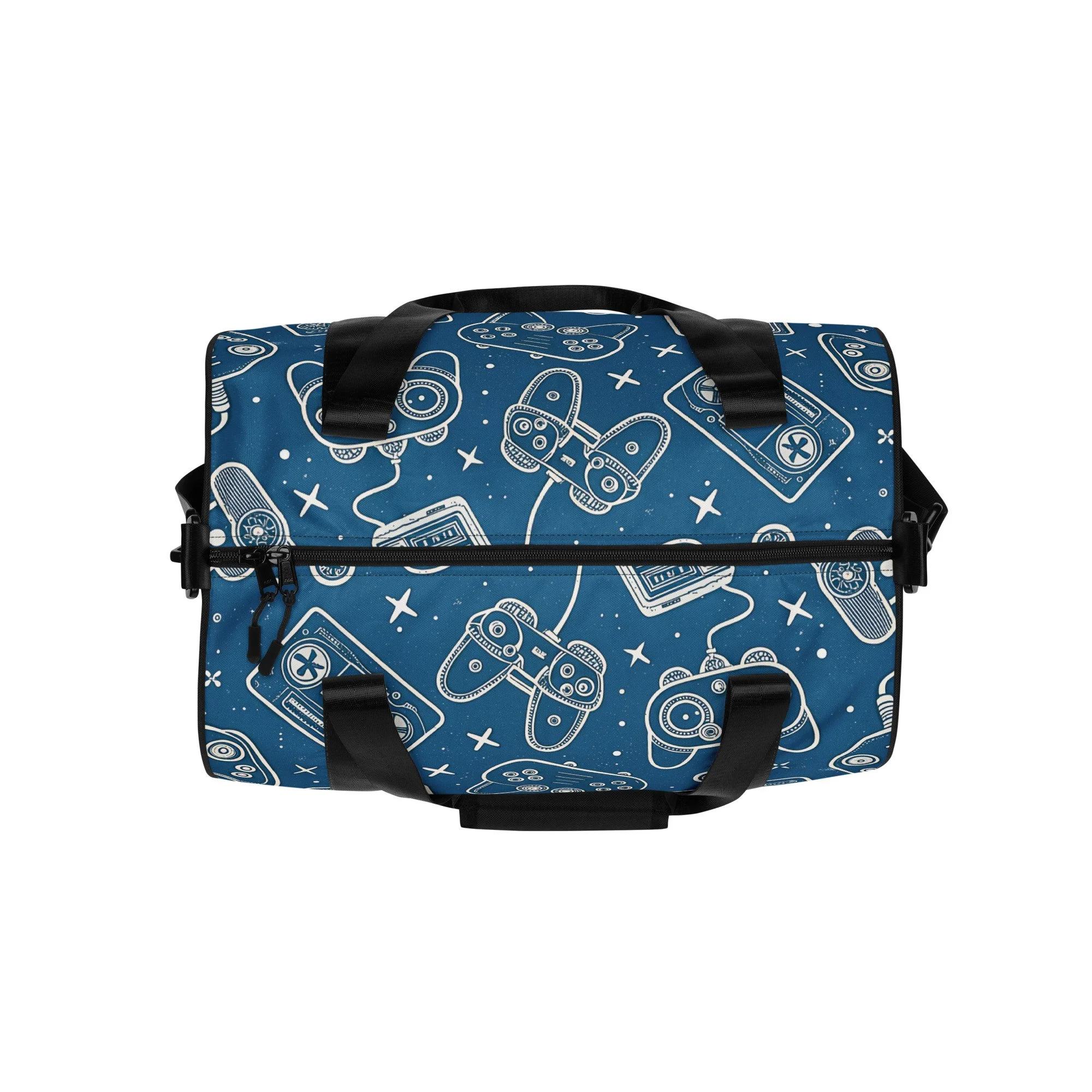 Saco de Ginásio All-Over Print Gaming – Saco de Treino Resistente e Espaçoso de 30L