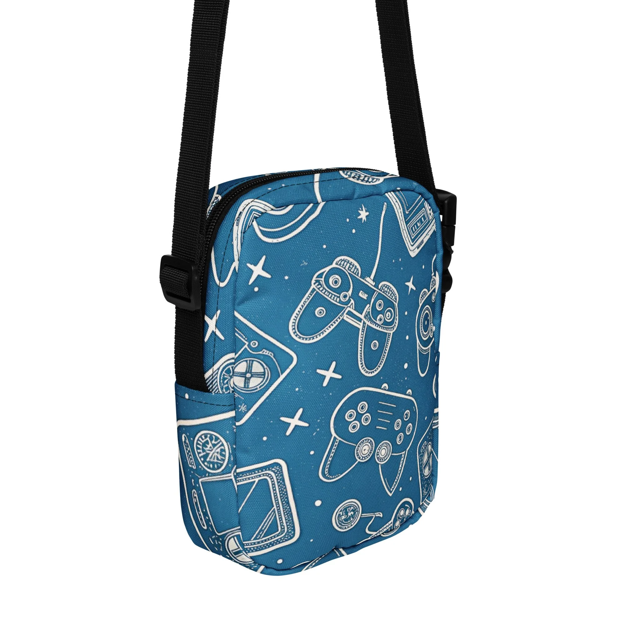 Bolsa Crossbody Utility Gaming – Pequena, Prática e Resistente à Água