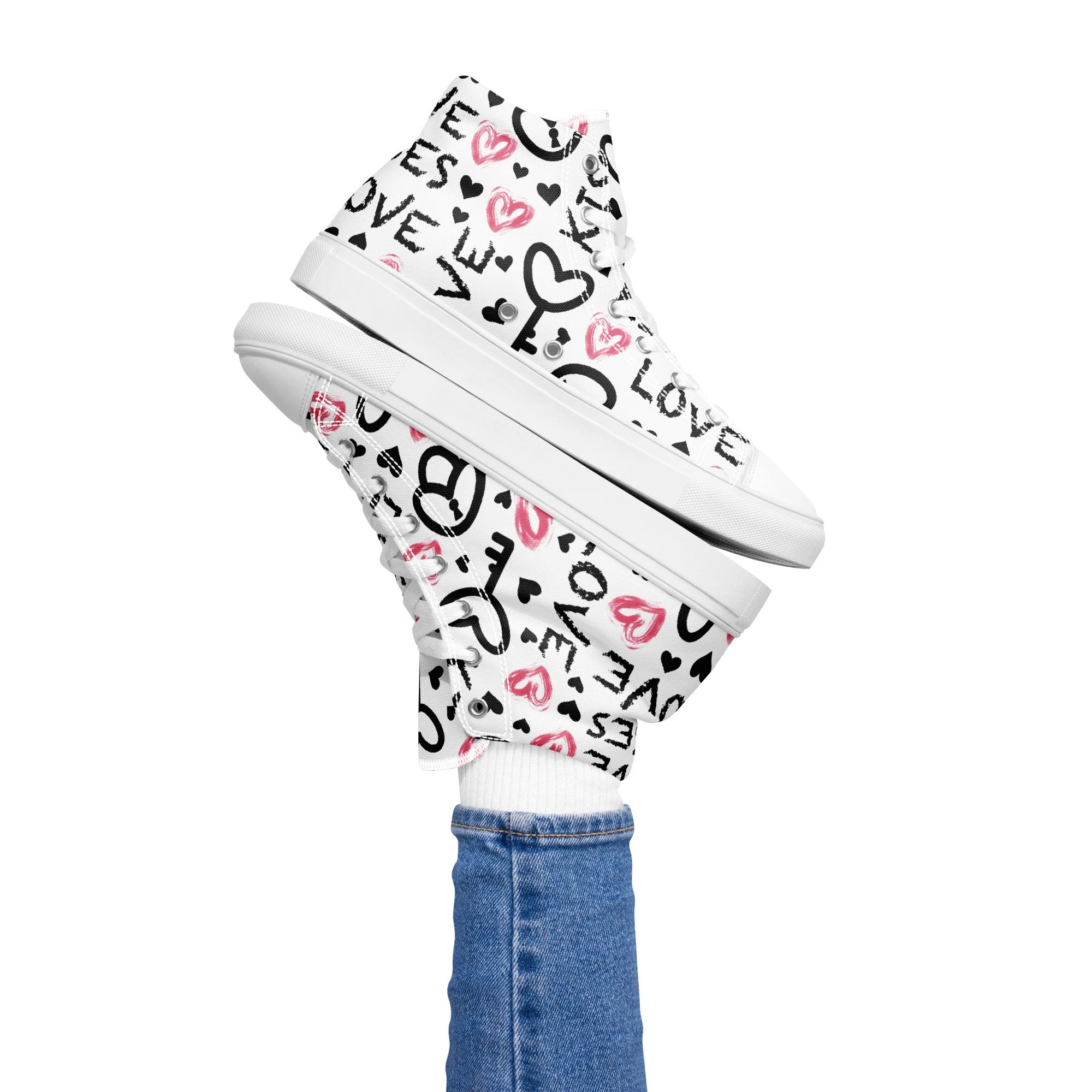 Sapatilhas High Top Canvas MT Gaming – Estilo Clássico e Conforto para Mulher